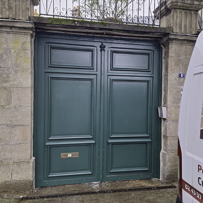 Restauration d&rsquo;une porte cochère